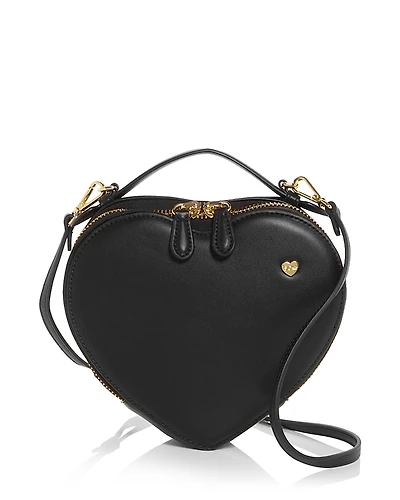 Stoney Clover Lane Heart Faux Leather Mini Crossbody Bag