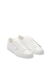 Prada Men's Leather and Re-Nylon Sneakers