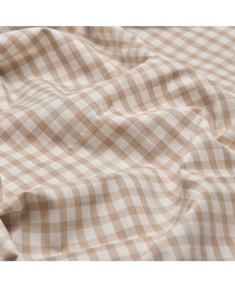 Small Gingham Check Pillowcase Pair - Queen