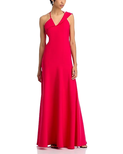 Black Halo Nairobi Asymmetric Gown