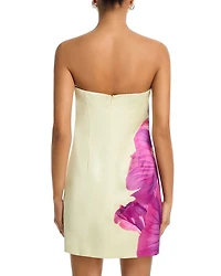 Rhapsody Orchid Strapless Mini Dress