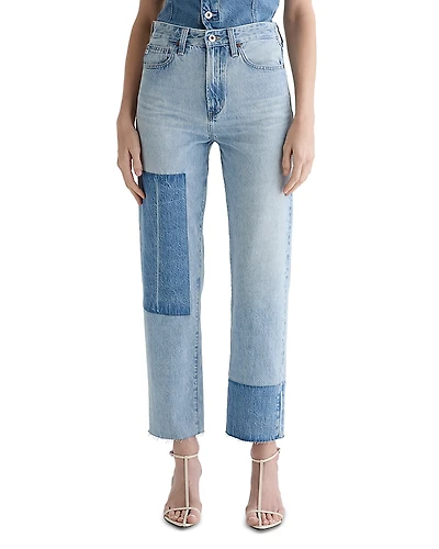 Ag Brinley Mid Rise Straight Crop Jeans