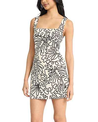 The Good Journey Square Neck Mini Dress