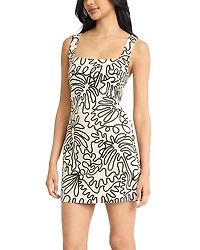 The Good Journey Square Neck Mini Dress