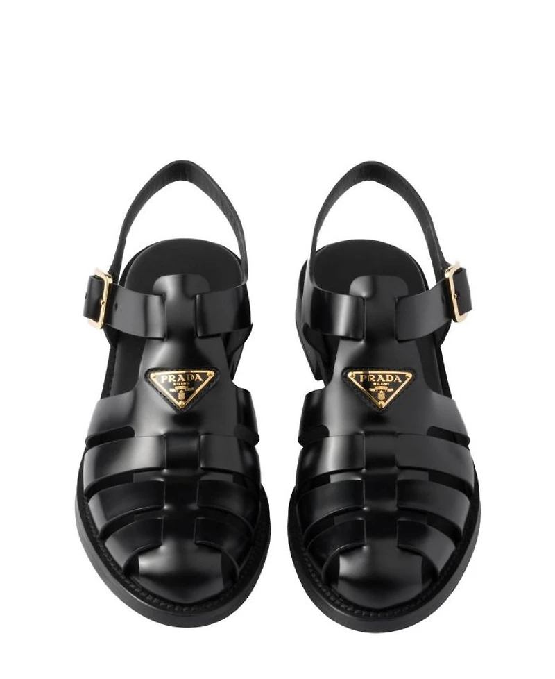 Women's Brushed Leather Fisherman Sandals
