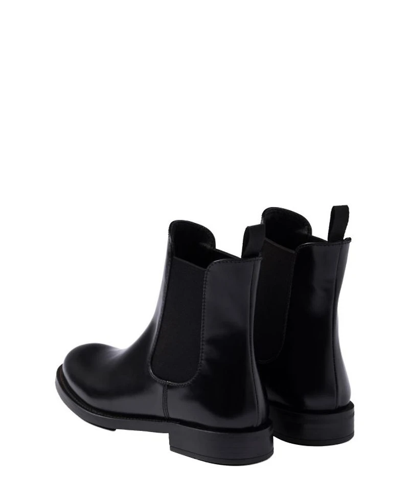 Women's Brushed Leather Ankle Boots