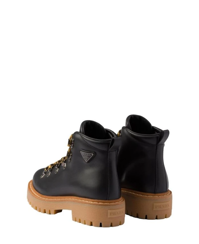Women's Leather Laced Booties