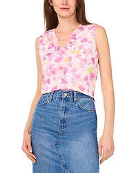 Vince Camuto Sleeveless Ruffled Top