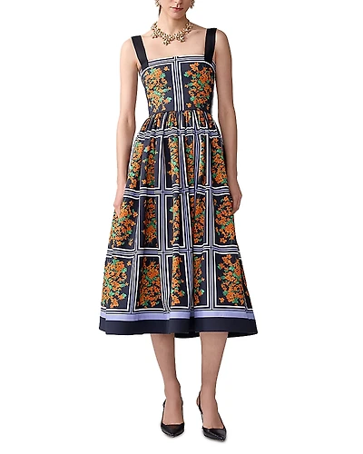 Carolina Herrera Printed Midi Dress