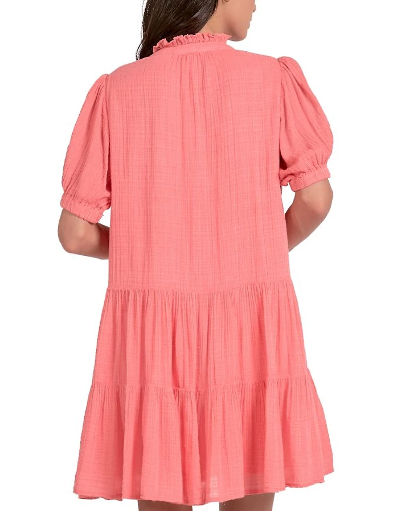 April Short Sleeve Mini Dress