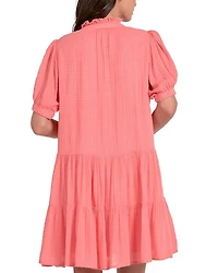 April Short Sleeve Mini Dress