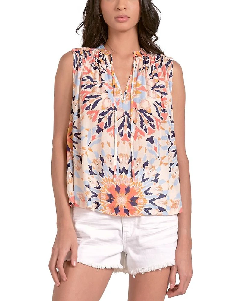 Sleeveless Flowy Top