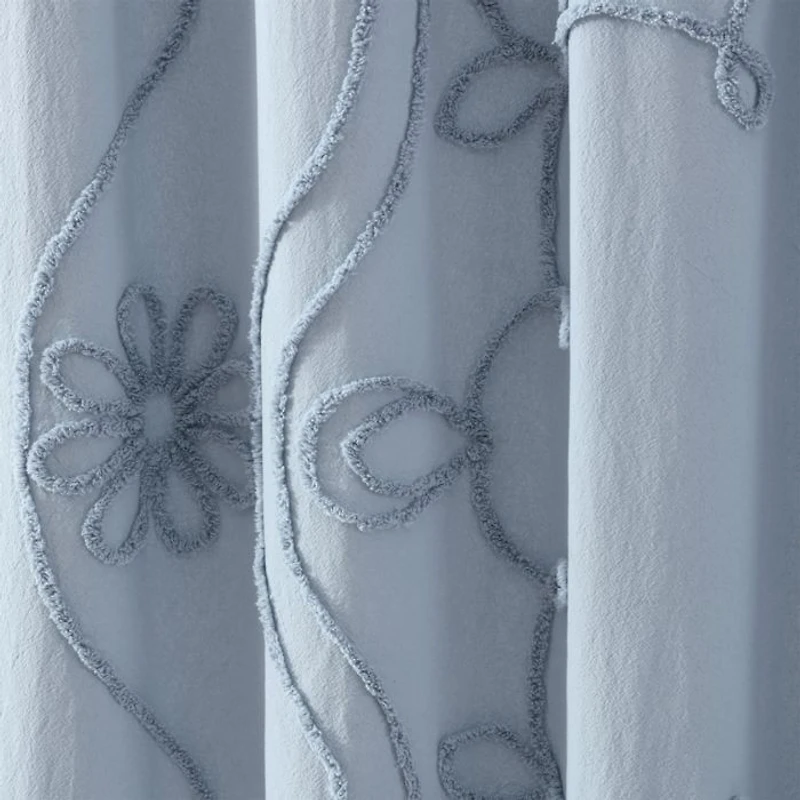Retro Scroll Shower Curtain