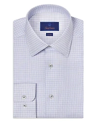 David Donahue Trim Fit Box Dobby Dress Shirt