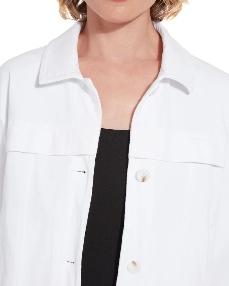 Remi Three Quarter Sleeve Denim Jacket