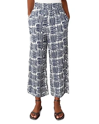 Whistles Hatch Squares Cropped Pants