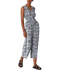 Whistles Hatched Squares Jumpsuit