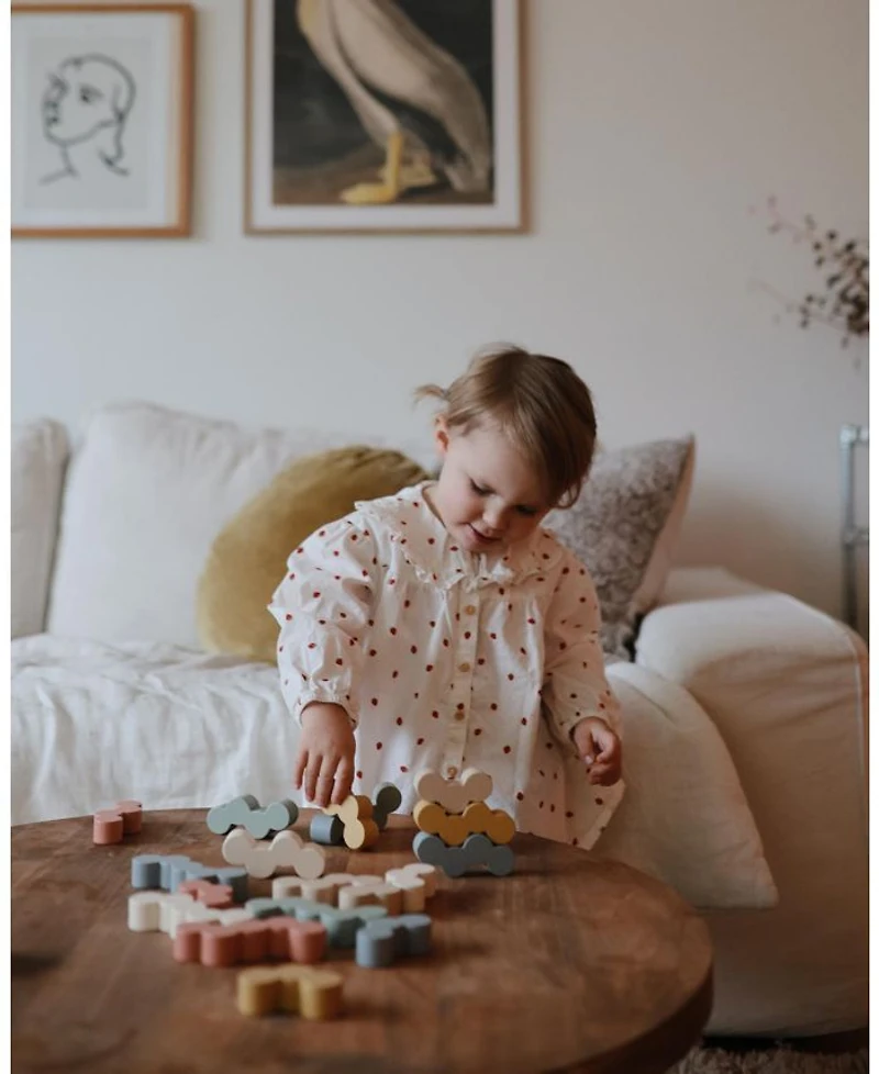 Wooden Balance Blocks (Tropical) - Ages 2-4