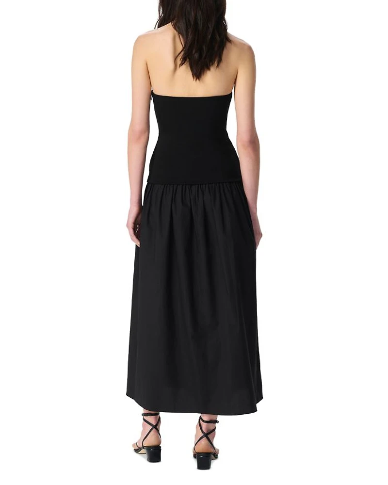 Irina Mixed Media Maxi Dress