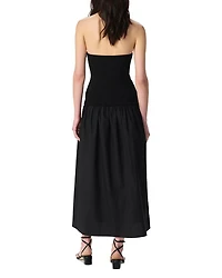 Irina Mixed Media Maxi Dress