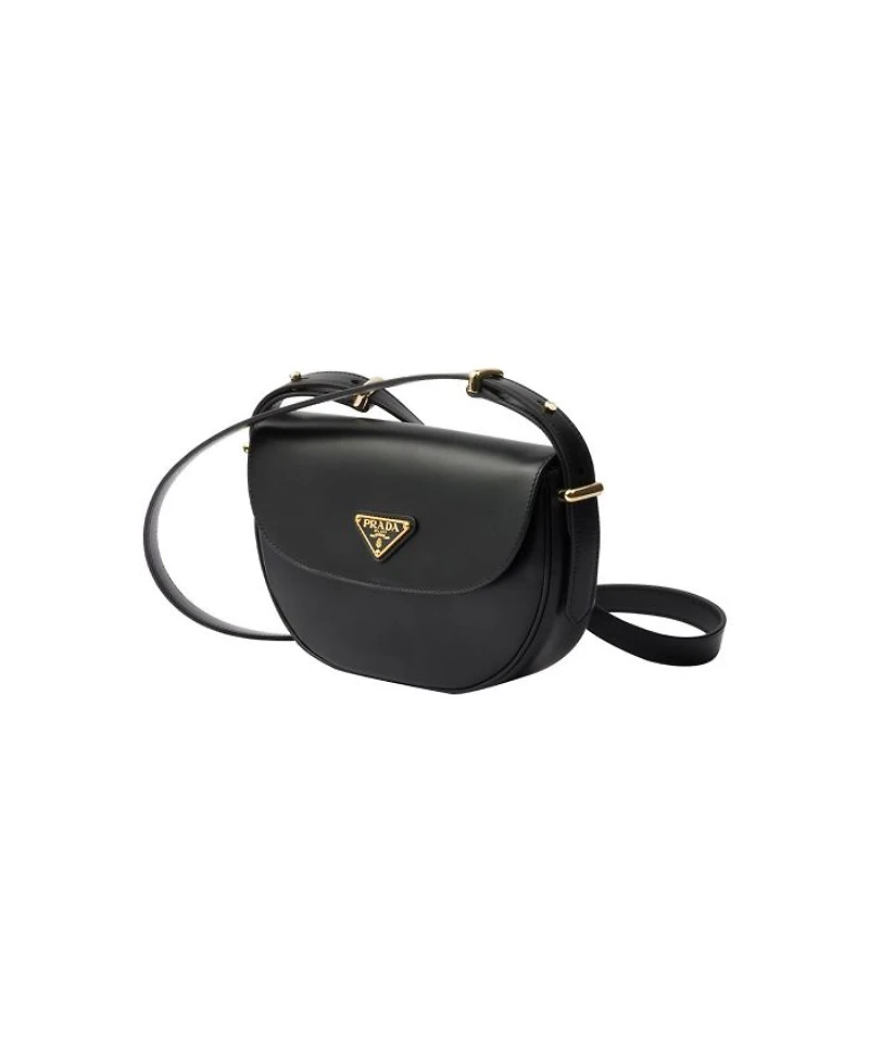 Arque Leather Shoulder Bag with Flap