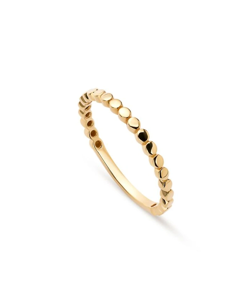 Solid Gold Circles Ring