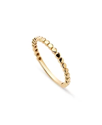 Solid Gold Circles Ring