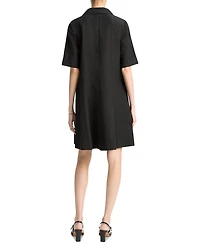 Short Sleeve A Line Dress