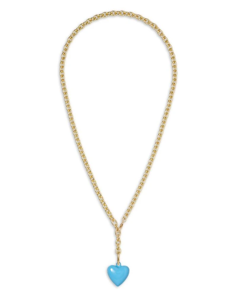 Mini Puffy Heart Pendant Necklace