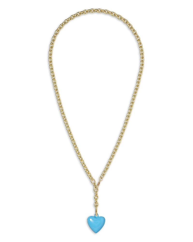 Roxanne Assoulin Mini Puffy Heart Pendant Necklace