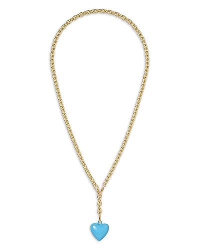 Roxanne Assoulin Mini Puffy Heart Pendant Necklace