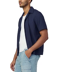 Seersucker Regular Fit Camp Shirt