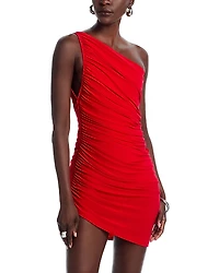 Norma Kamali Diana Ruched Mini Dress