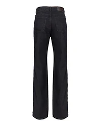 Wanda Wide Leg Jeans Limo Black