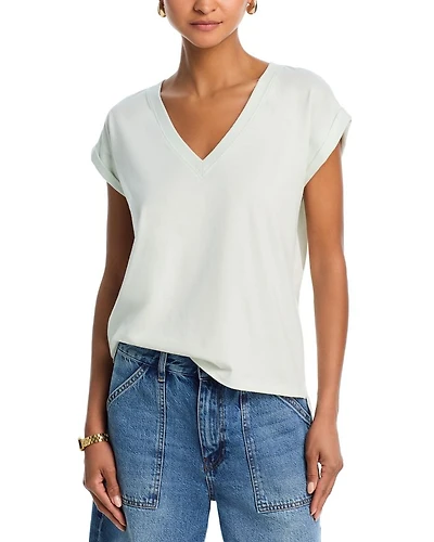 Easy Cotton V Neck Tee