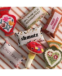 Oh, This Old Schmatte Jacquard Cotton Accent Pillow