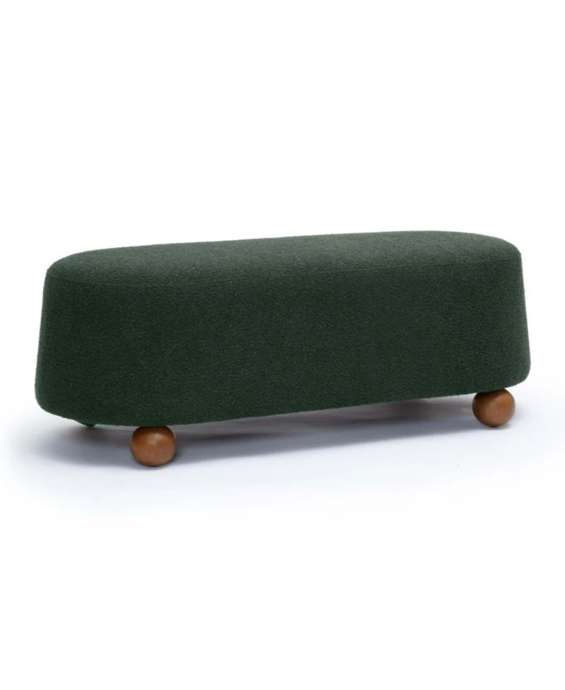 Jaine Boucle Large Ottoman