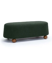 Jaine Boucle Large Ottoman