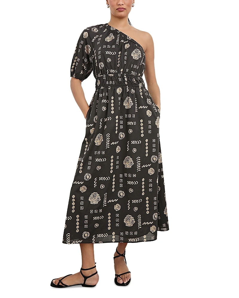 Rails Rome One Shoulder Dress