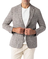 Wright Wool-Cotton Knit Blazer