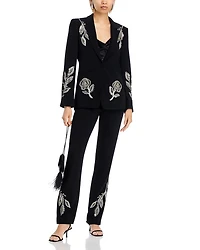 Karlie Metallic Paisley Blazer