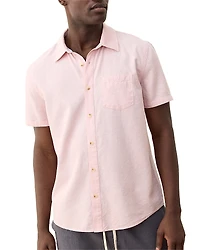Marine Layer California Naturals Short Sleeve Button Front Shirt