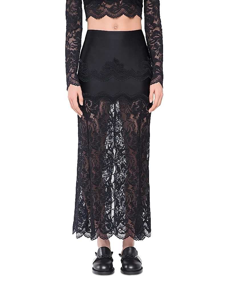 Rabanne Lace Maxi Skirt