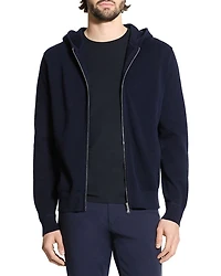 Myhlo Zip Front Knit Hoodie