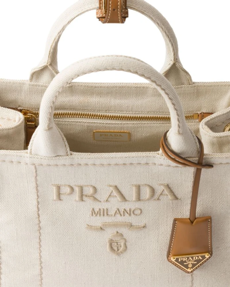 Jardiniere Small Linen Blend Handbag