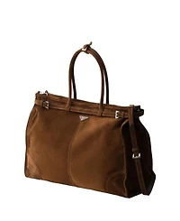 Suede Tote Bag