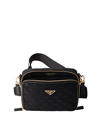 Brique Embroidered Fabric Bag