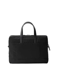 Re-Nylon and Saffiano Leather Briefcase