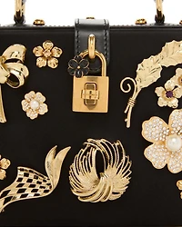 Small Embellished Top Handle Bag