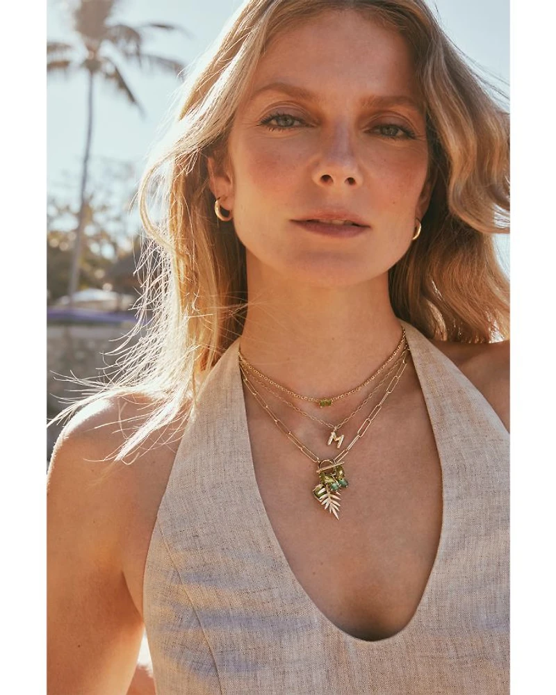 Bianca Butterfly Charm Necklace, 17"